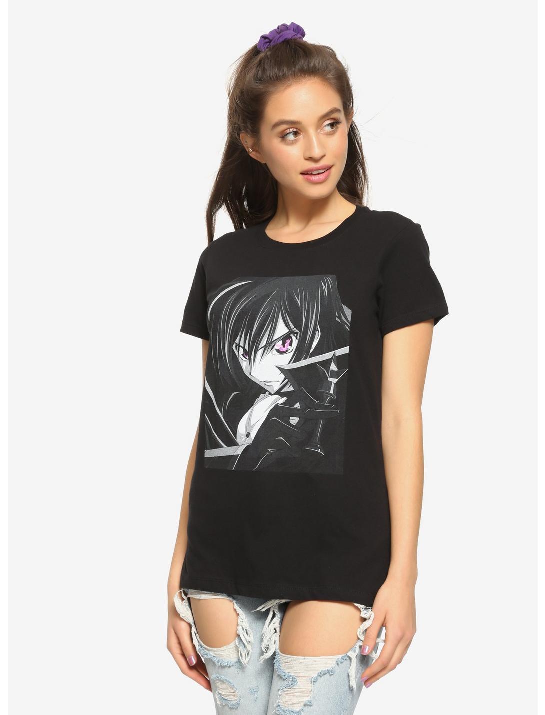 Code Geass: Lelouch Of The Rebellion Lelouch Eyes Girls T-Shirt, WHITE, hi-res