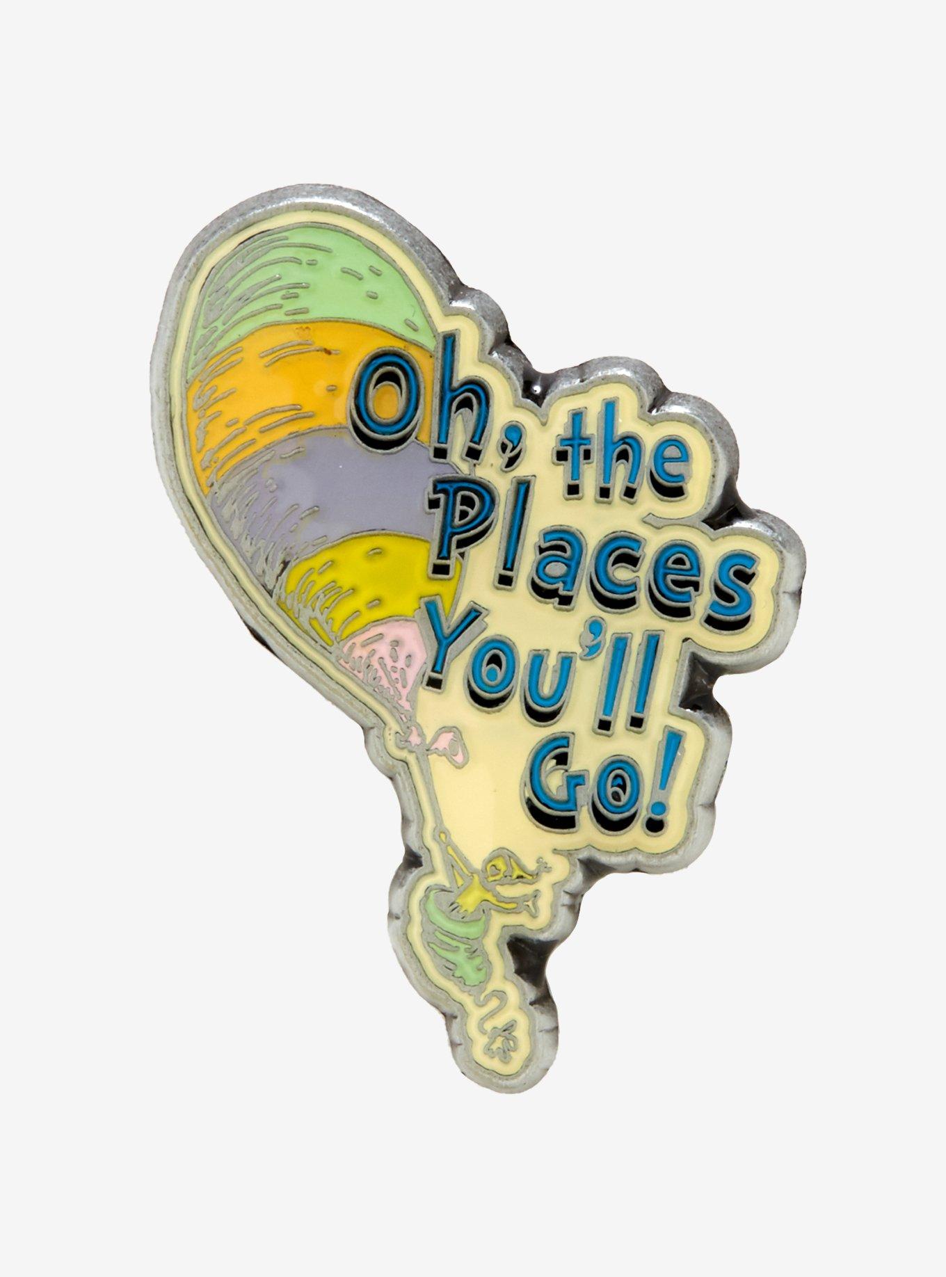 Dr. Seuss Oh, The Places You'll Go Enamel Pin, , hi-res
