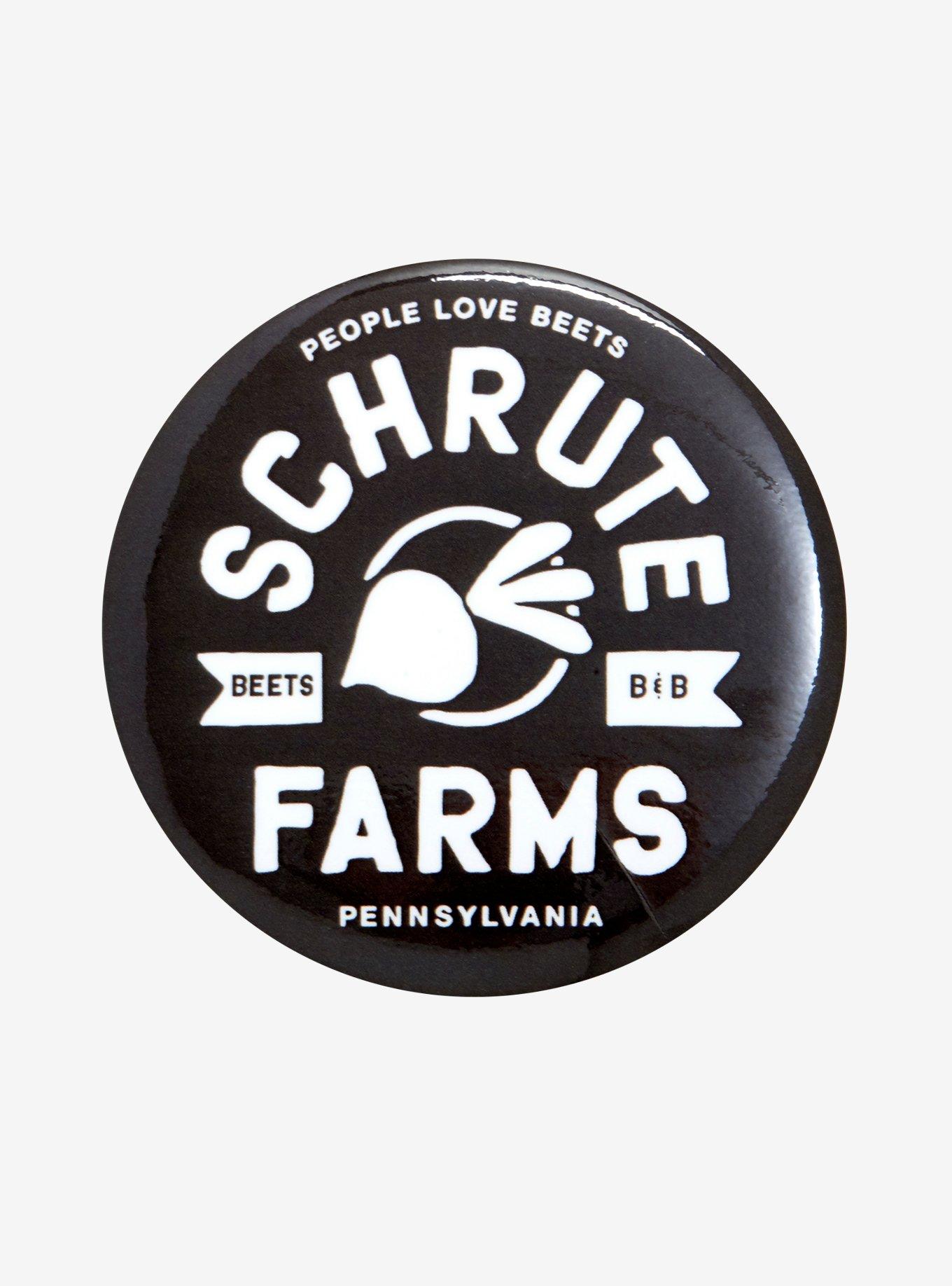 The Office Schrute Farms Button, , hi-res