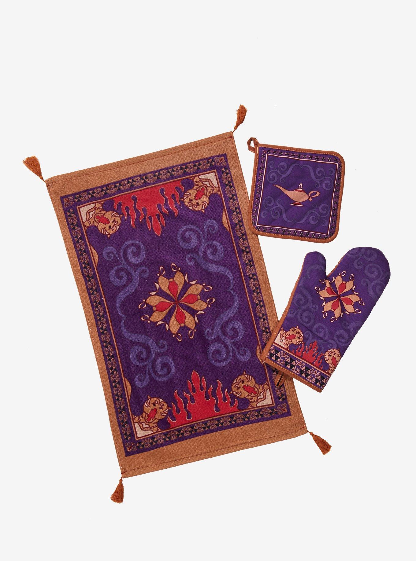 Disney Aladdin Magic Carpet Oven Mitt Dish Towel Set, , hi-res