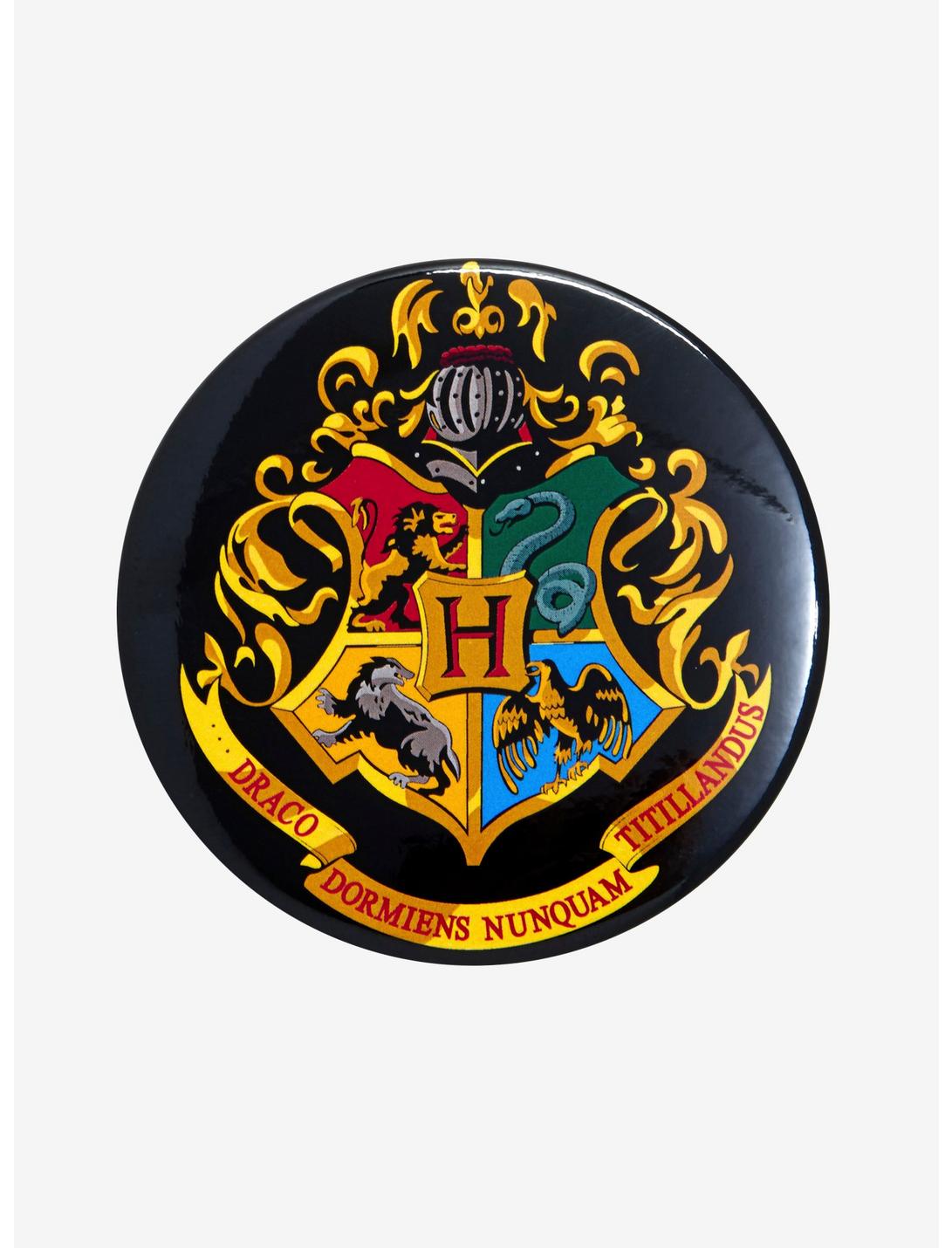 Harry Potter Hogwarts Crest Button, , hi-res