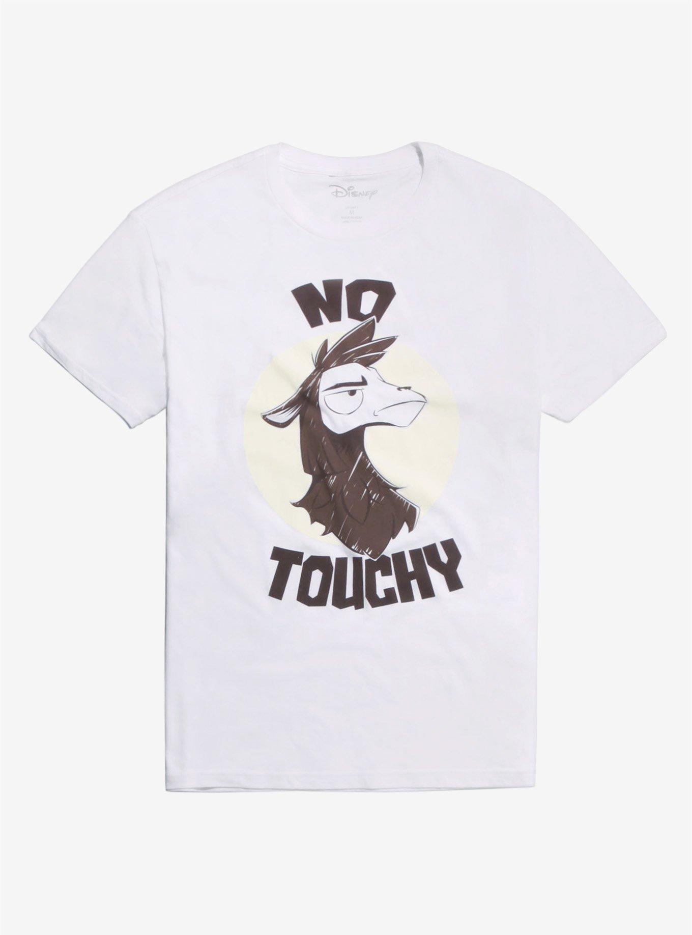 Disney The Emperor's New Groove No Touchy Monotone T-Shirt, BROWN, hi-res