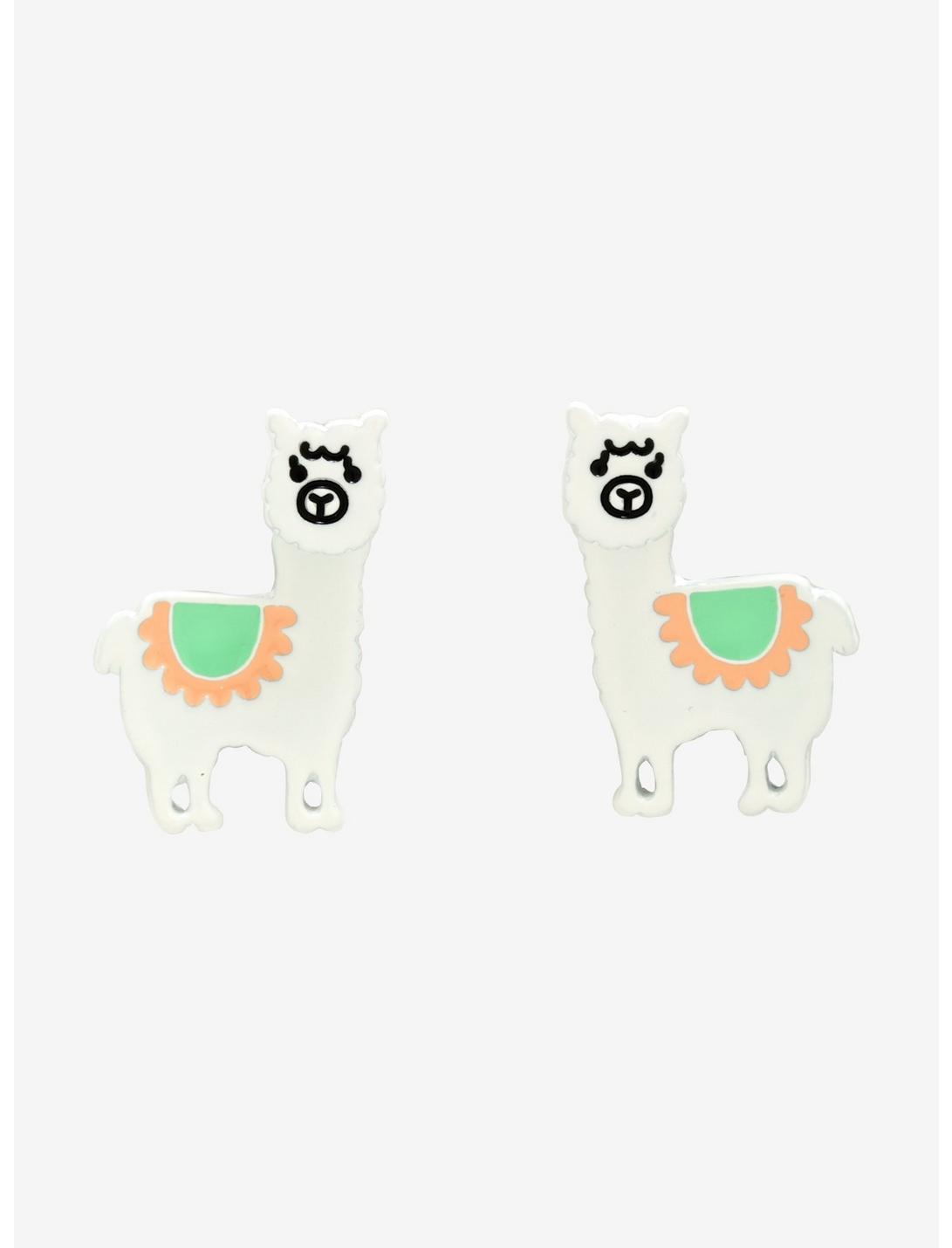 Llama Front/Back Earrings, , hi-res