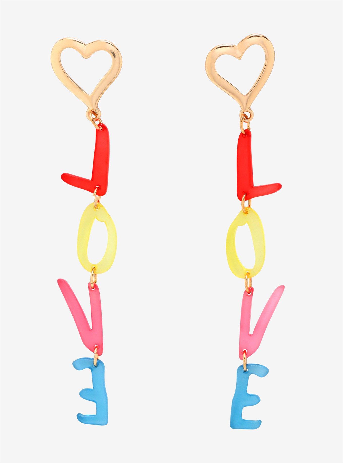 Love Dangle Earrings, , hi-res