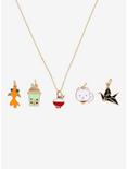 Lucky Cat Boba Interchangeable Charm Necklace, , hi-res