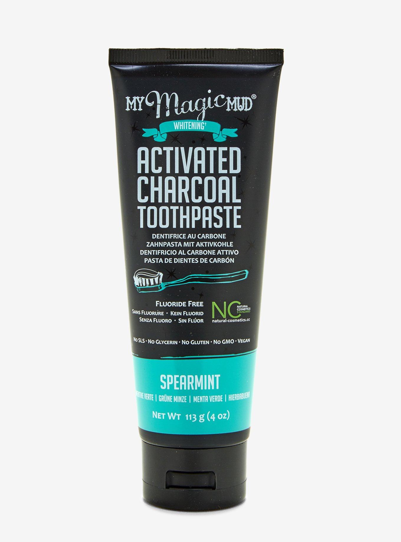 Activated Charcoal Spearmint Toothpaste, , hi-res