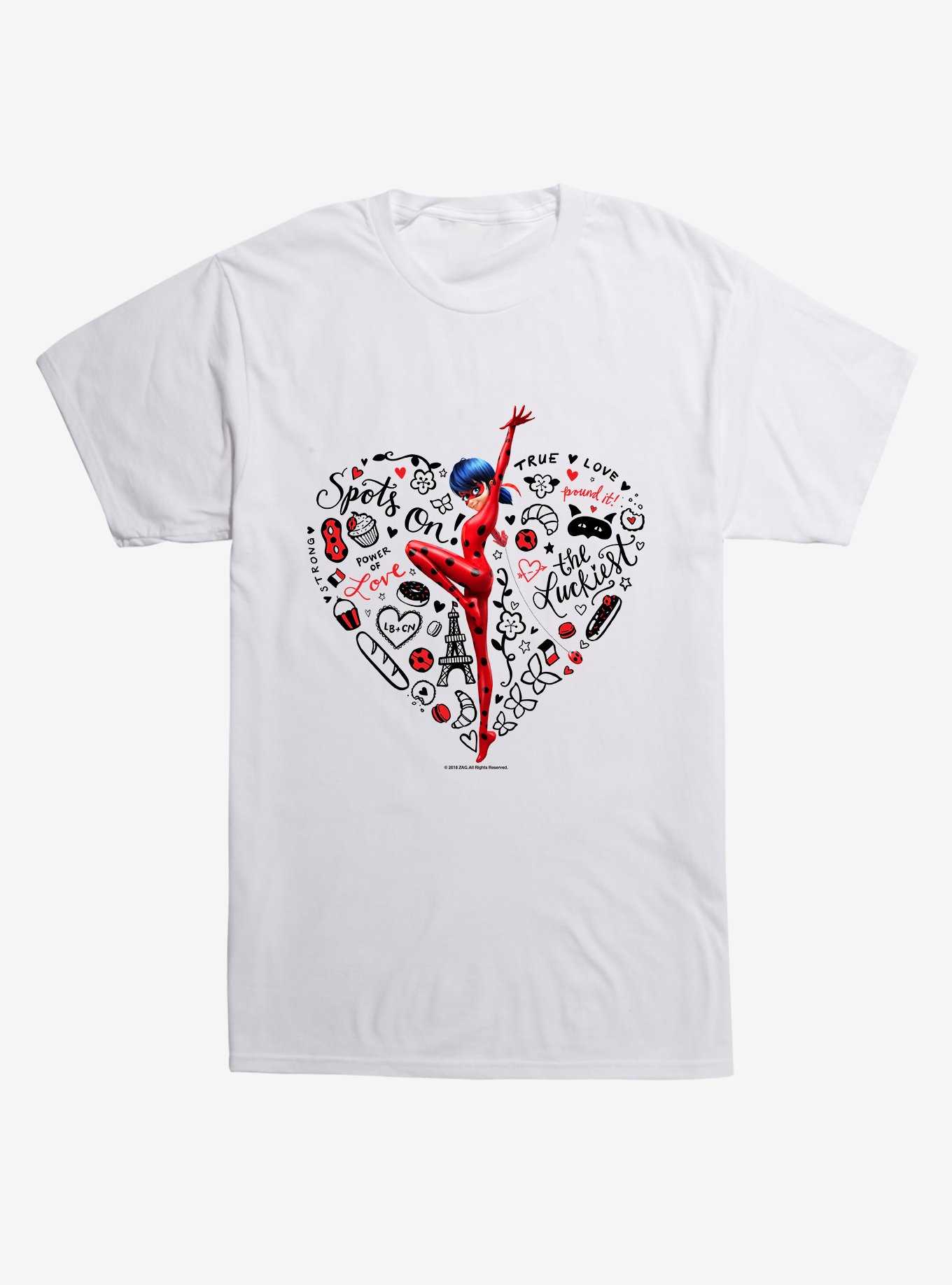 Miraculous: Tales of Ladybug & Cat Noir Ladybug Heart Collage T-Shirt, , hi-res