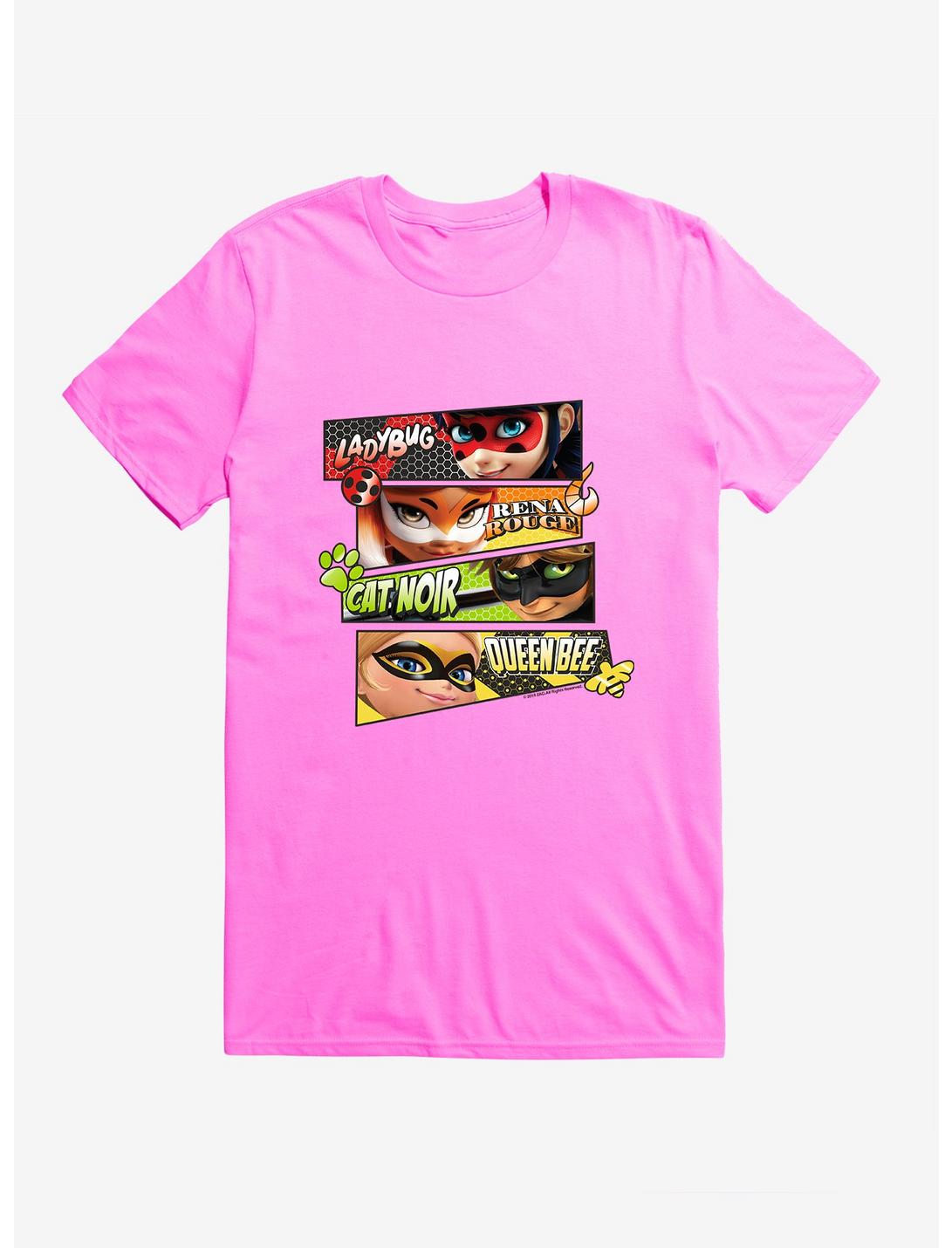 Miraculous: Tales of Ladybug & Cat Noir Group T-Shirt, HOT PINK, hi-res