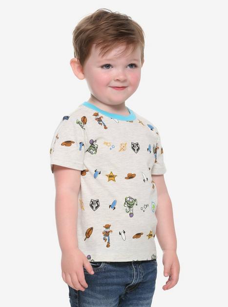 Disney Pixar Toy Story Icon Toddler Ringer T-Shirt - BoxLunch Exclusive ...