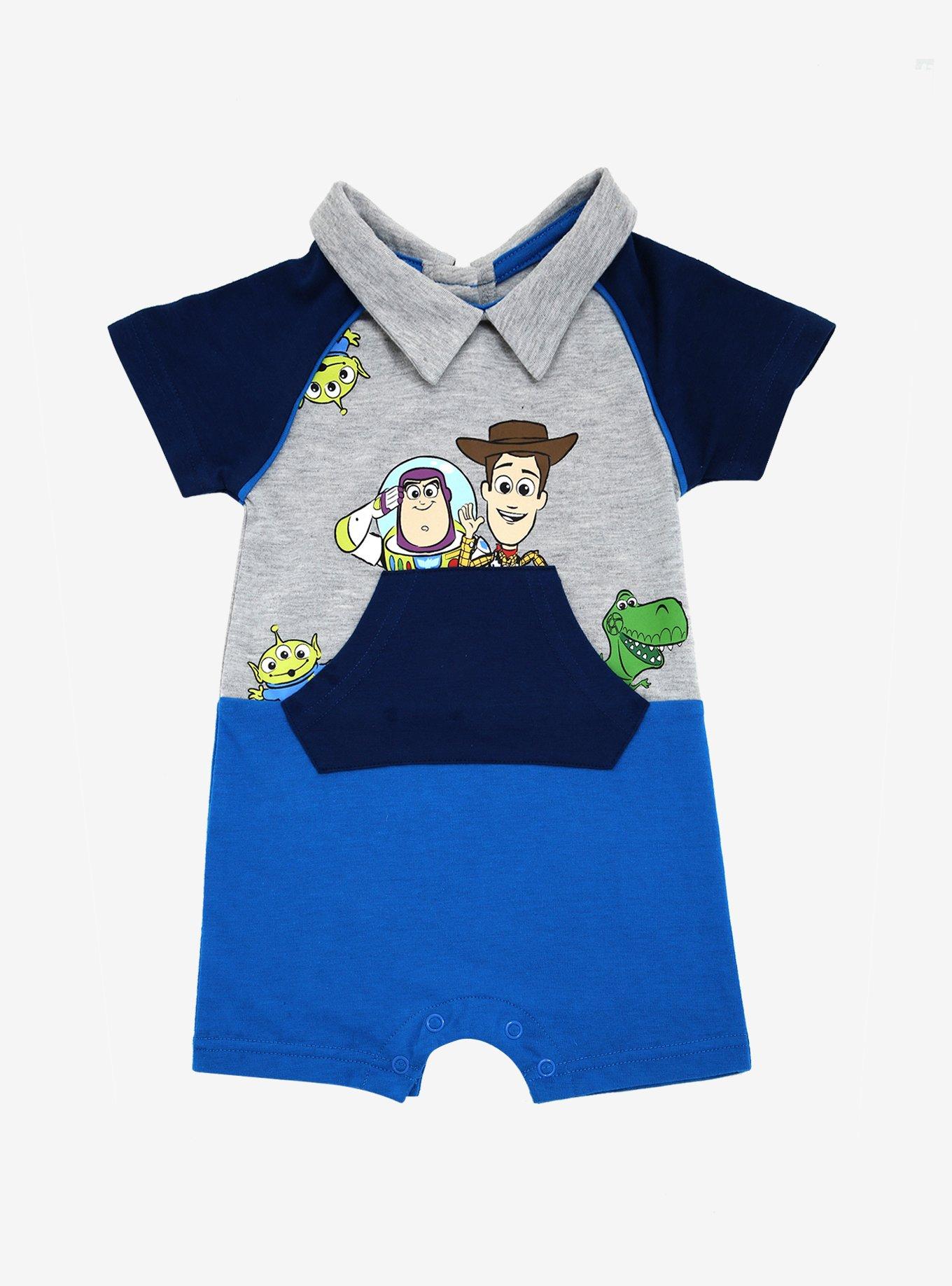 Disney Pixar Toy Story Woody & Buzz Infant Bodysuit - BoxLunch Exclusive, MULTI, hi-res