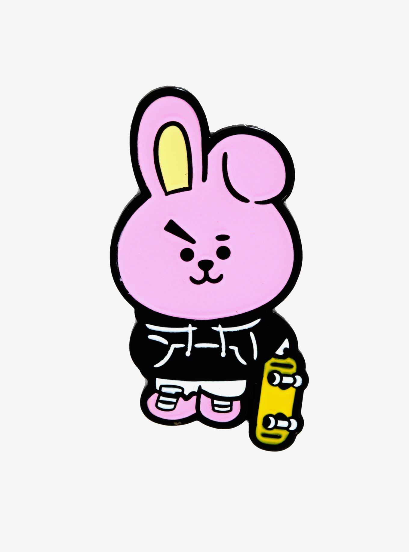 Cooky Ost Bt21 Bracelet BT21 Cooky Skater Enamel Pin Hot Topic