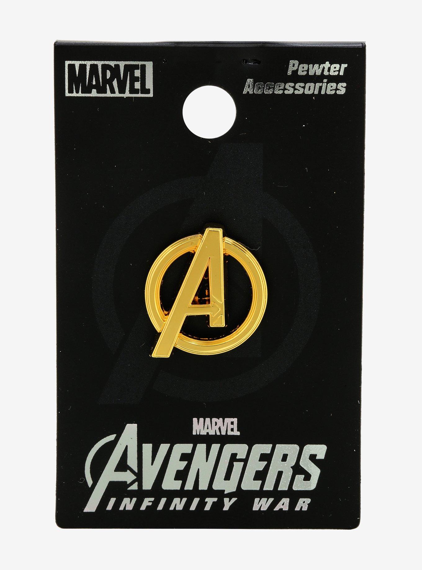 Marvel Avengers: Infinity War Avengers Logo Pin, , hi-res