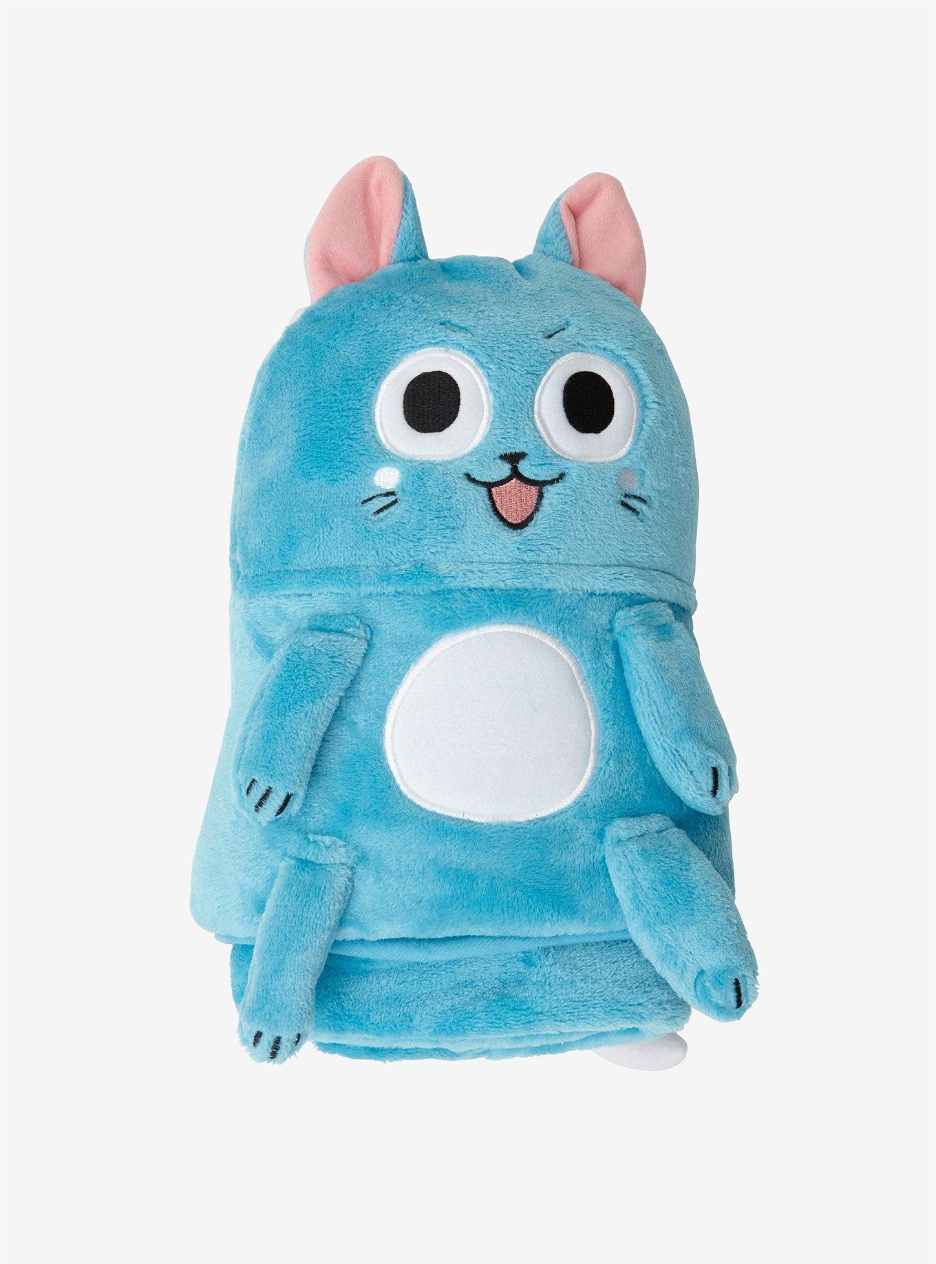 Fairy Tail Happy Figural Throw Blanket, , hi-res