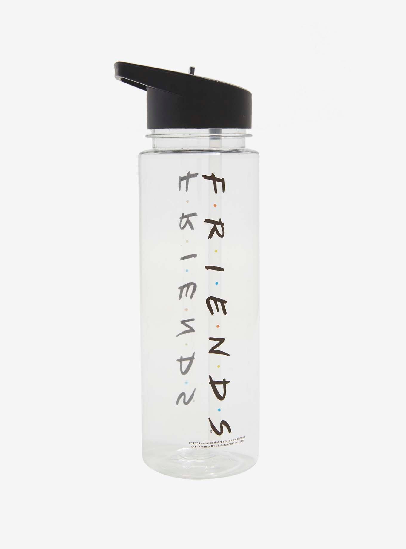 Friends Logo Clear Water Bottle, , hi-res