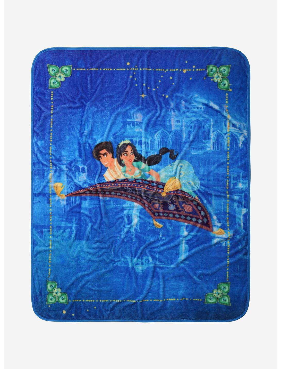 Disney Aladdin Flying Plush Throw Blanket, , hi-res