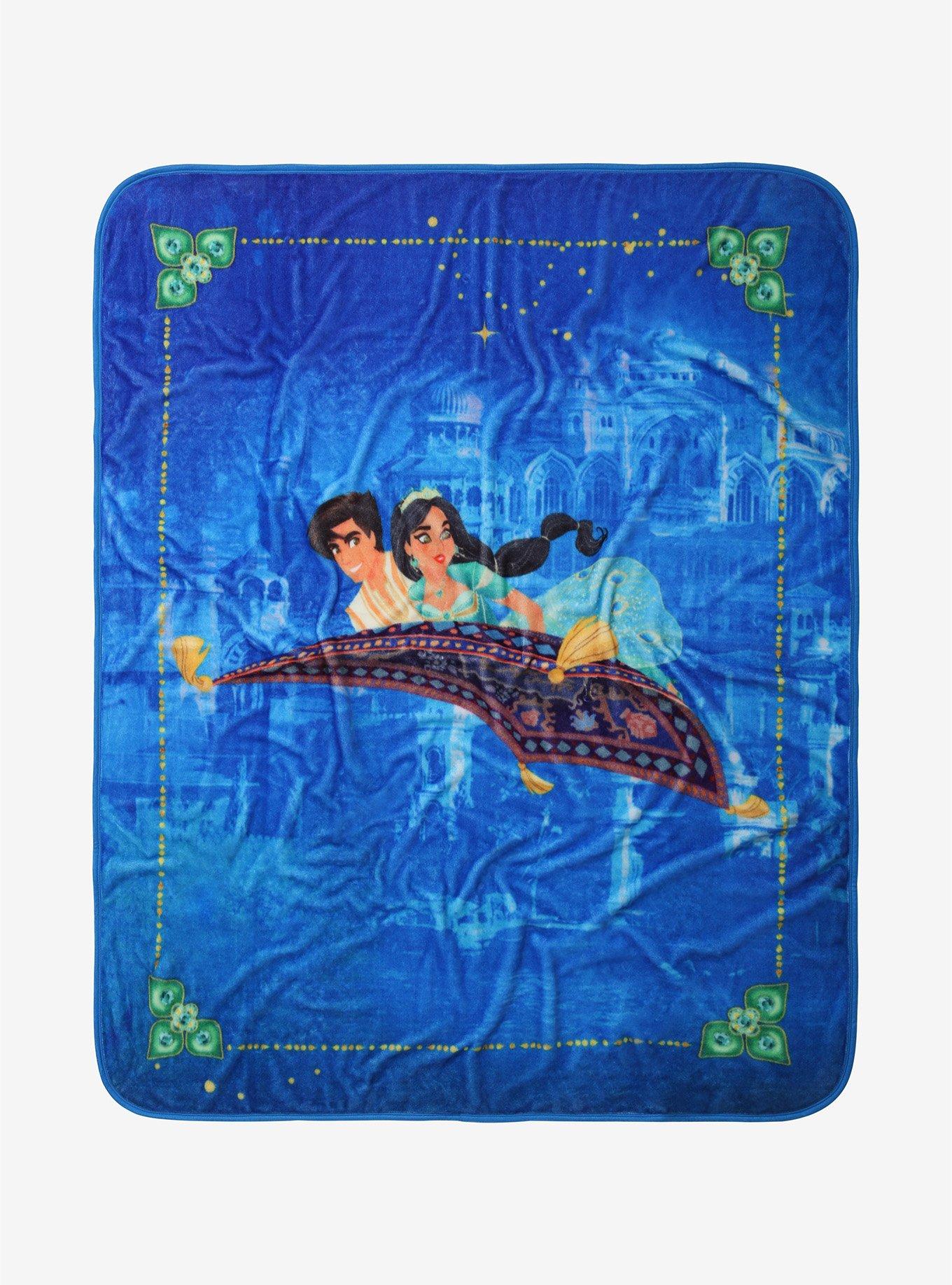 Disney Aladdin Flying Plush Throw Blanket, , hi-res