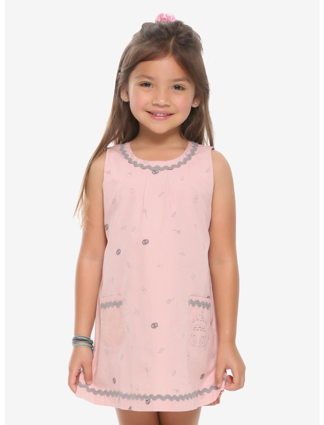 Our Universe Studio Ghibli My Neighbor Totoro Pink Toddler Dress - BoxLunch Exclusive, PINK, hi-res