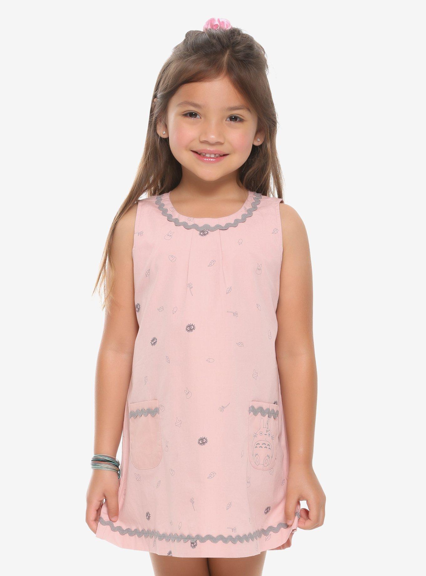 Our Universe Studio Ghibli My Neighbor Totoro Pink Toddler Dress - BoxLunch Exclusive, PINK, hi-res