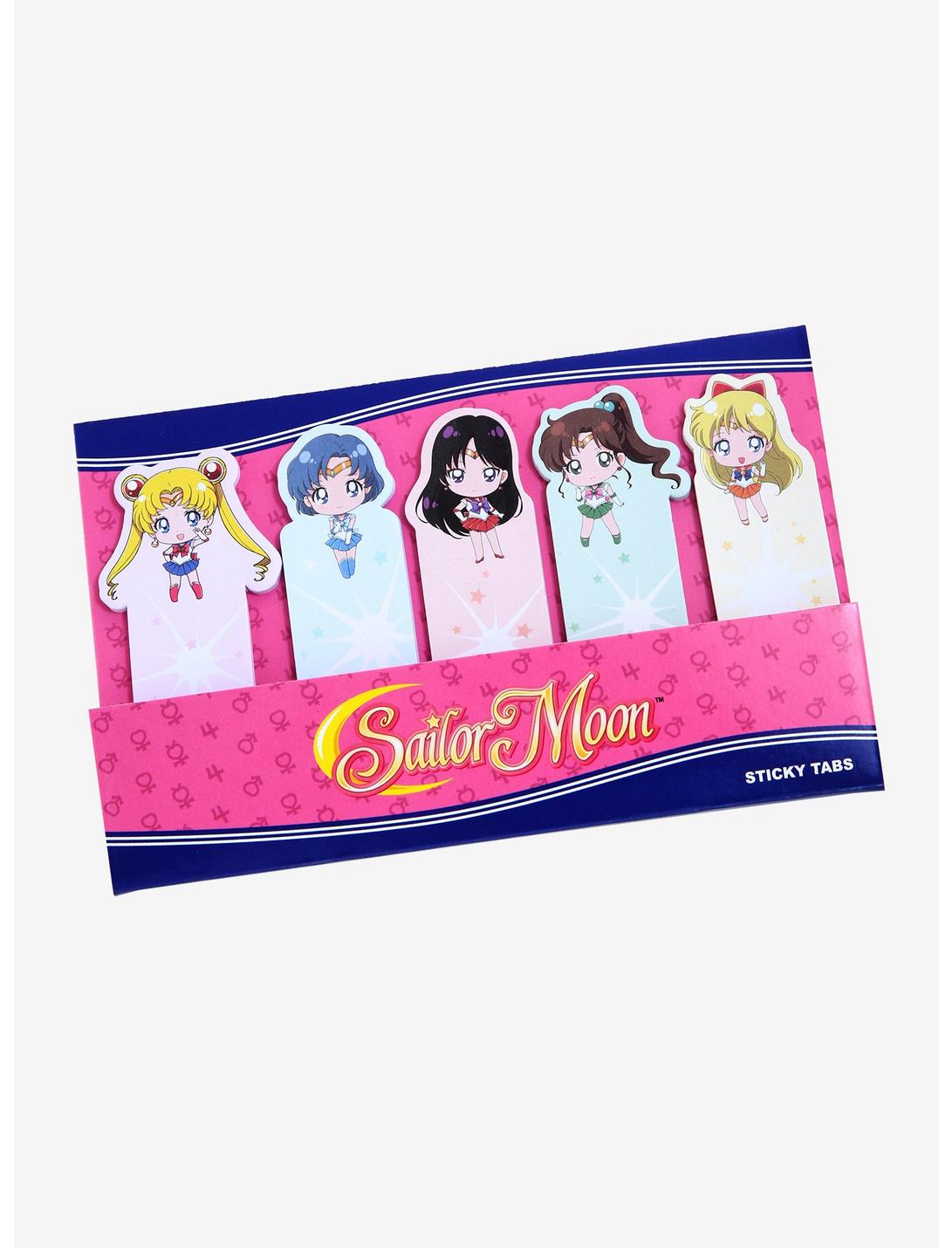 Sailor Moon Chibi Sailor Scouts Sticky Note Tabs - BoxLunch Exclusive, , hi-res