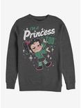 Disney Wreck-It Ralph Princess Too Sweatshirt, CHAR HTR, hi-res