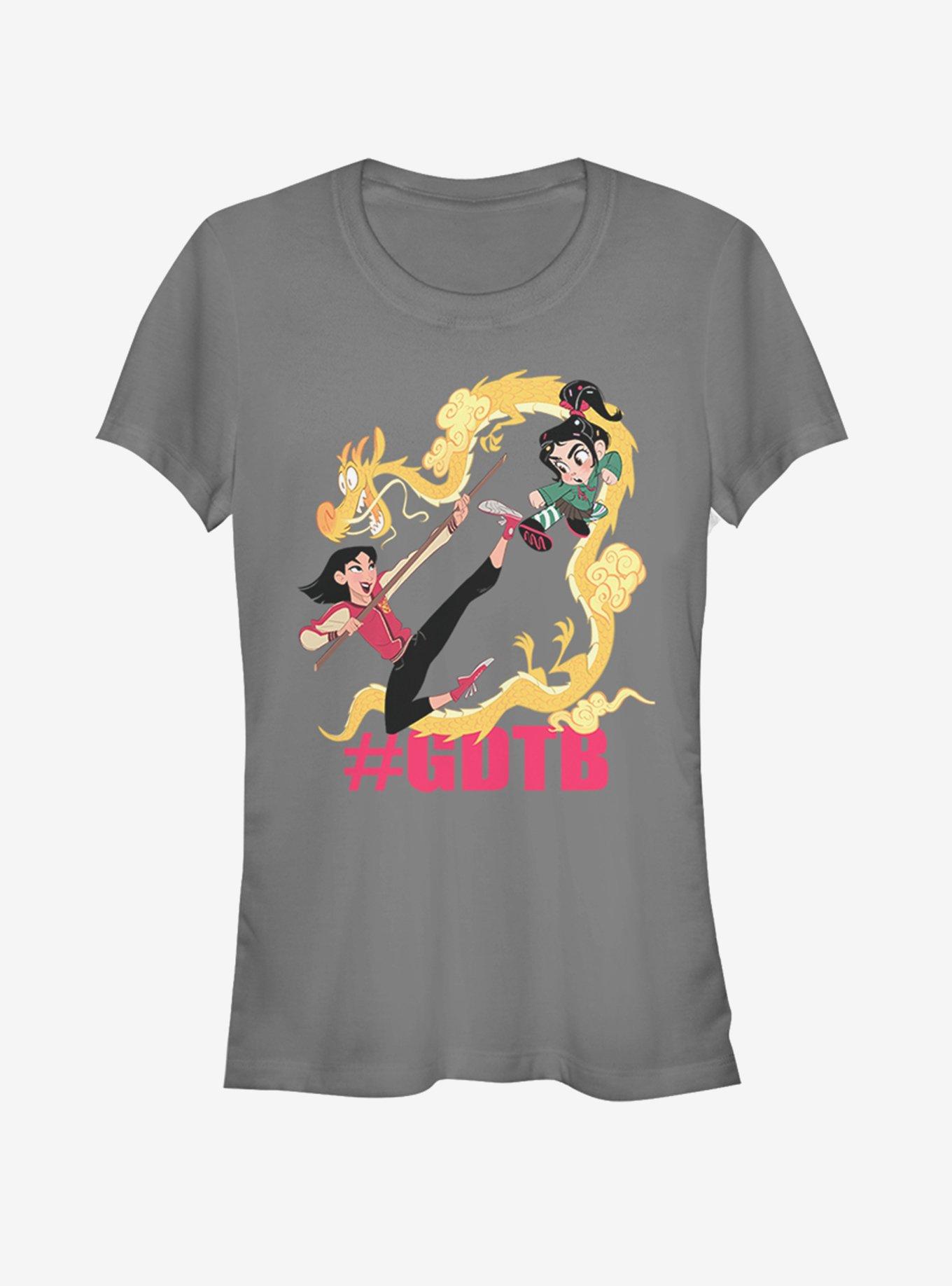 Disney Ralph Breaks The Internet Mulan Girls T-Shirt, CHARCOAL, hi-res