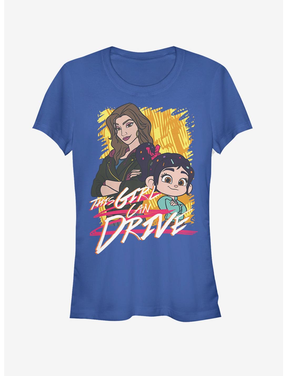 Disney Wreck-It Ralph Shank and Vanellope Girls T-Shirt, ROYAL, hi-res