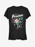 Disney Wreck-It Ralph Princess Too Girls T-Shirt, BLACK, hi-res