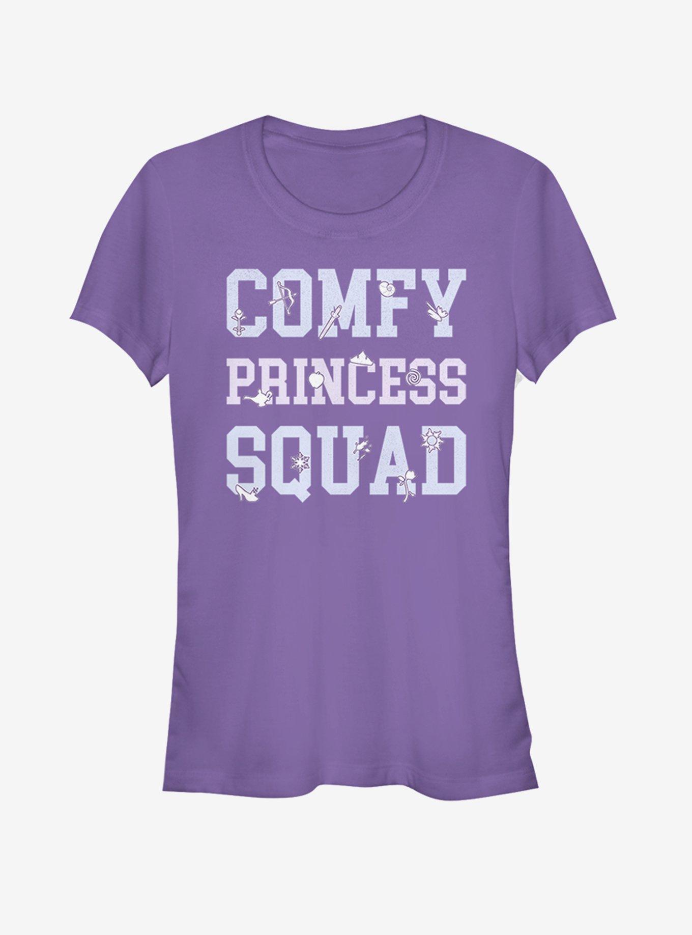 Disney Princess Stay Comfy Girls T-Shirt, PURPLE, hi-res