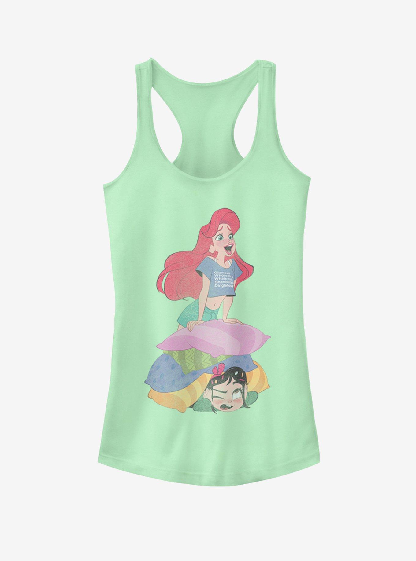 Disney Ralph Breaks The Internet Singing Princess Ariel Girls Tank Top, MINT, hi-res