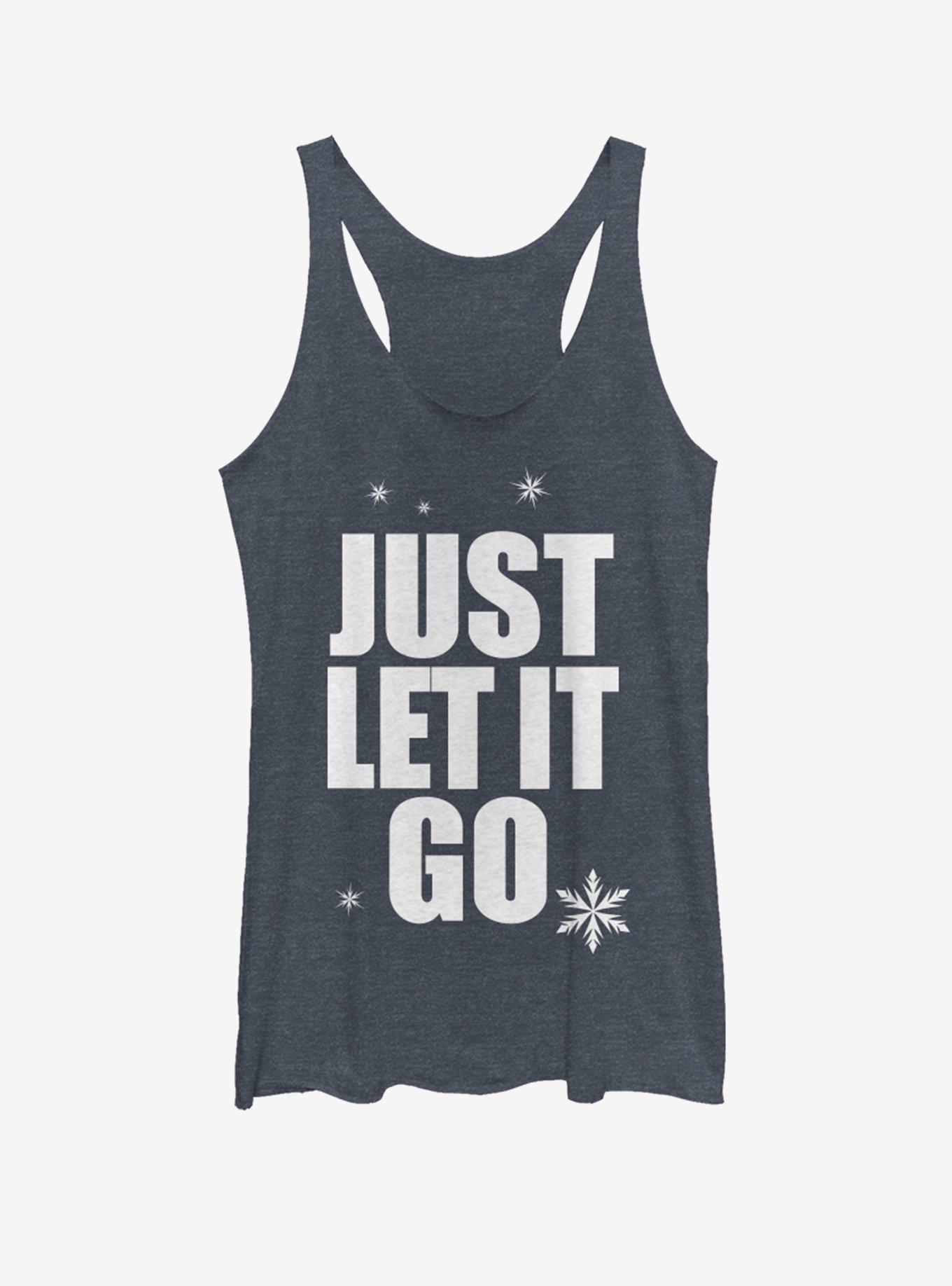 Disney Frozen Let Go Girls Tank, NAVY HTR, hi-res