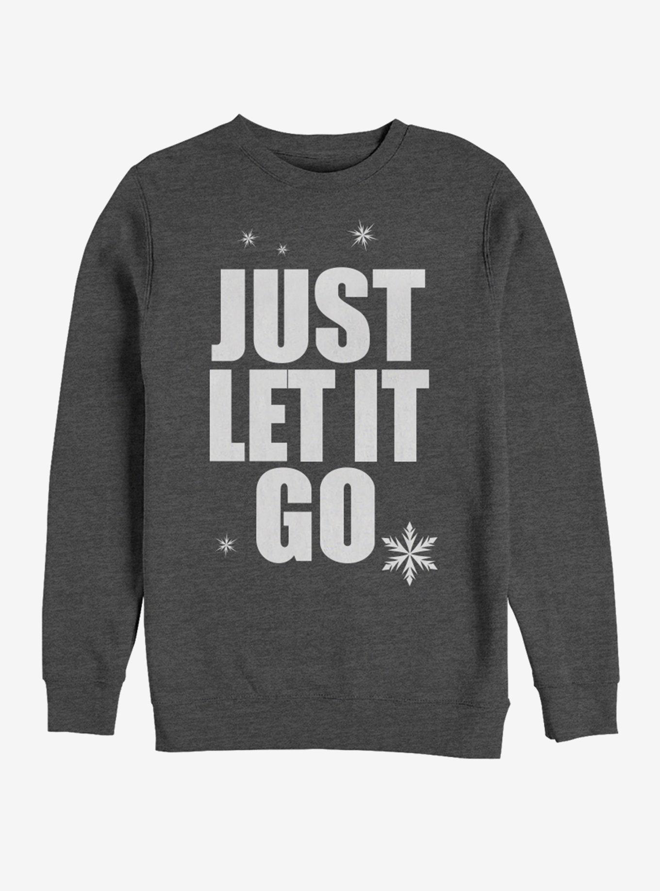 Disney Frozen Let Go Sweatshirt, CHAR HTR, hi-res