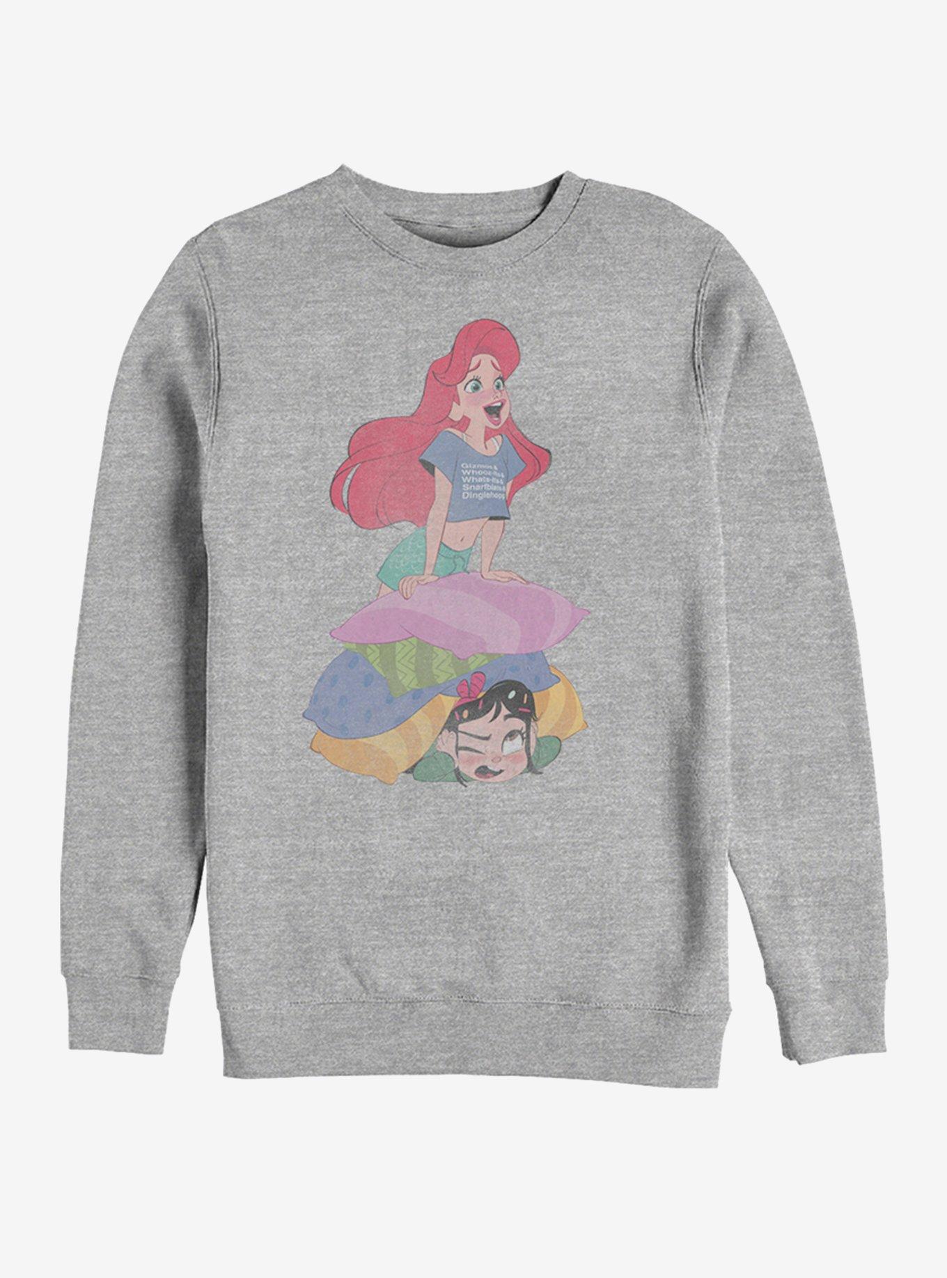 Disney Ralph Breaks The Internet Singing Ariel Sweatshirt, ATH HTR, hi-res