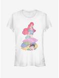 Disney Ralph Breaks The Internet Singing Ariel Girls T-Shirt, WHITE, hi-res