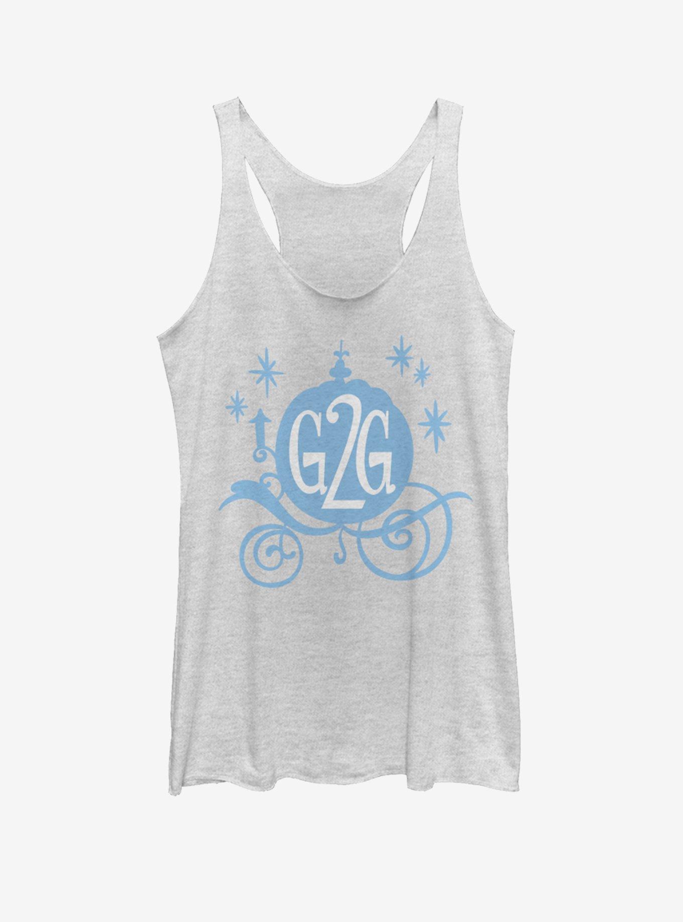 Disney Cinderella Girls Tank, WHITE HTR, hi-res