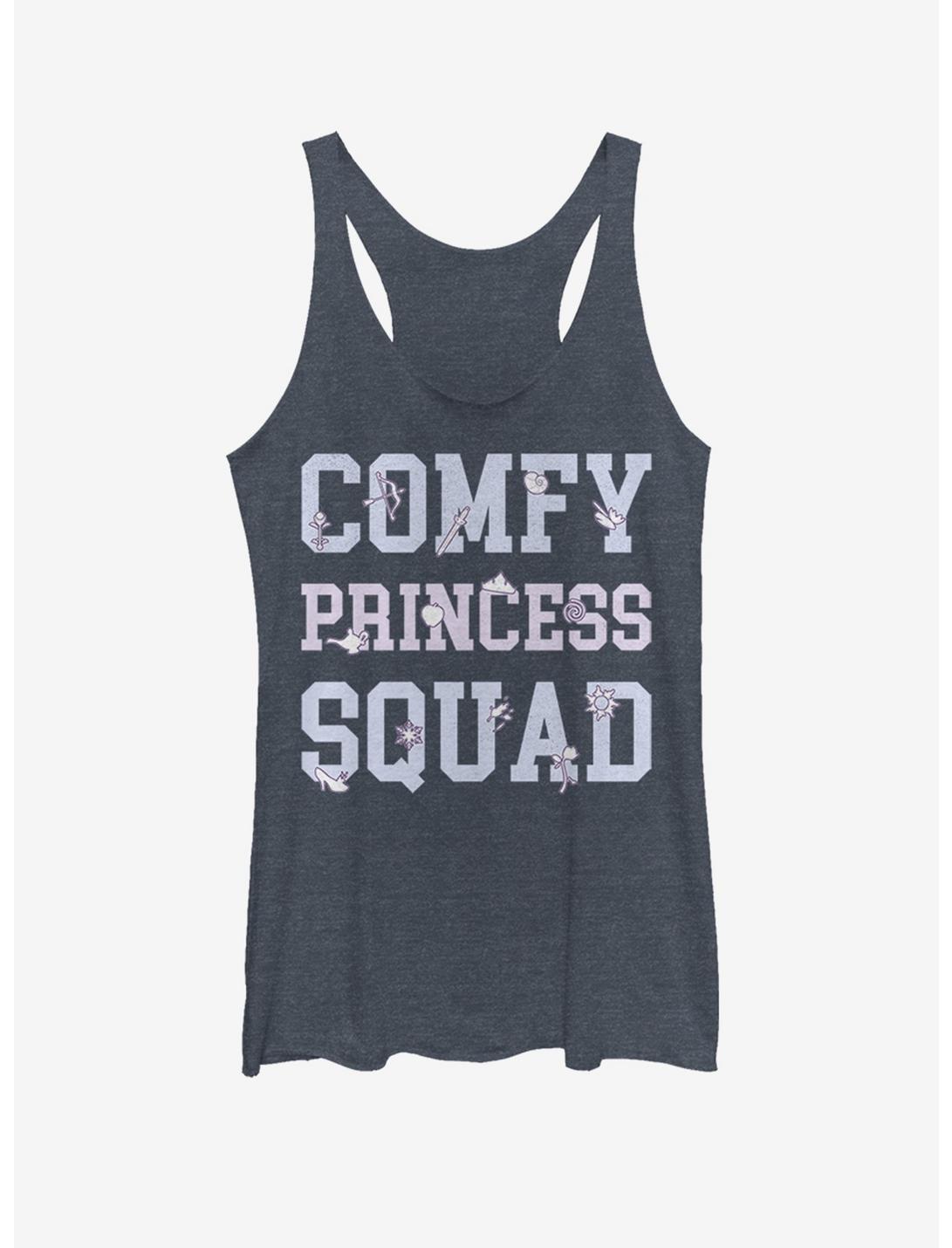 Disney Princess Stay Comfy Girls Tank, NAVY HTR, hi-res