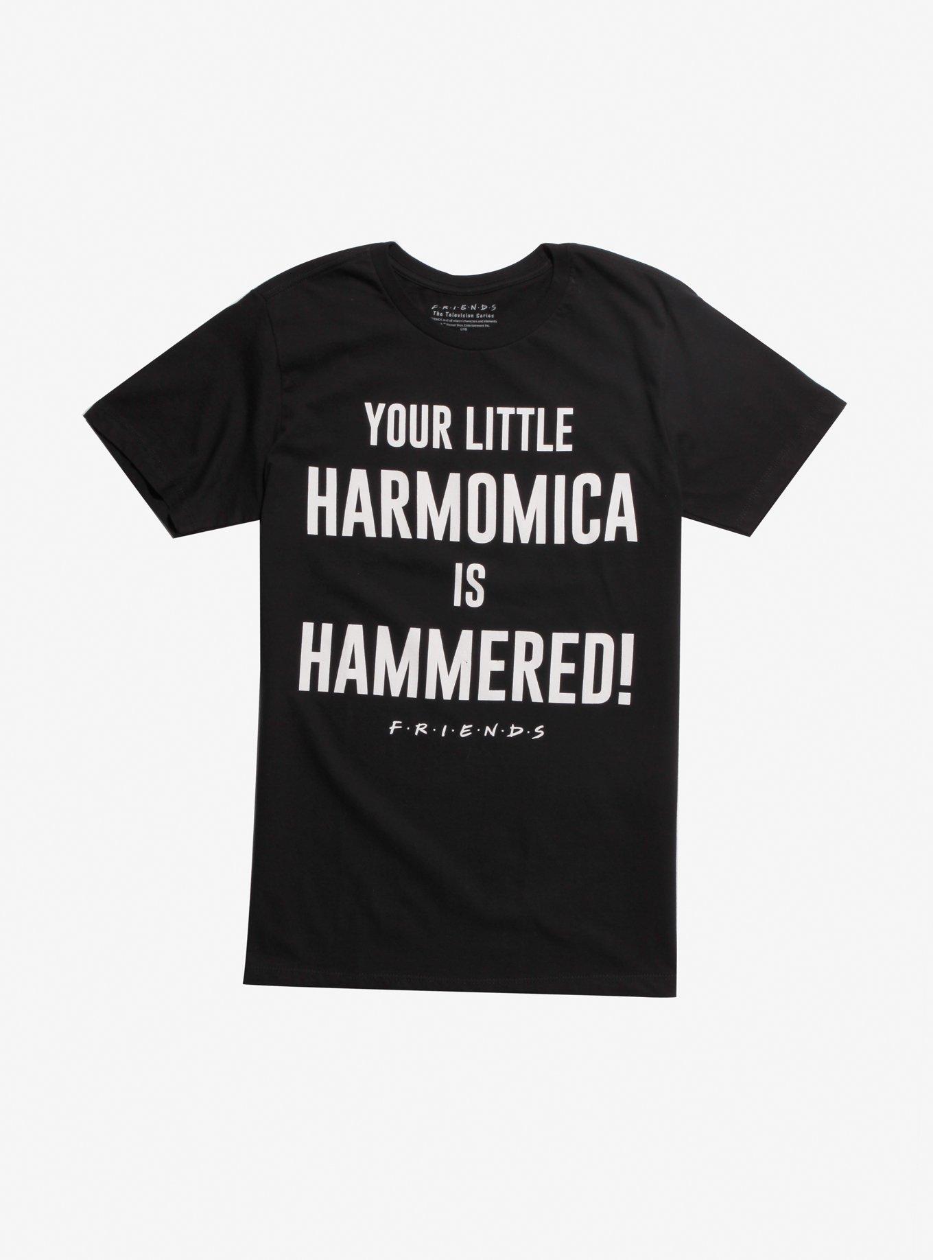 Friends Harmomica Is Hammered T-Shirt, WHITE, hi-res