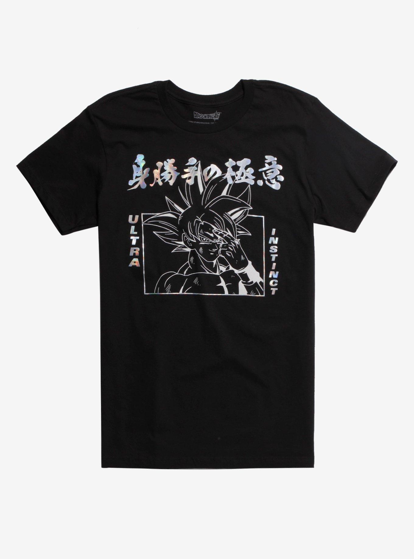 Dragon Ball Super Goku Ultra Instinct Foil T-Shirt, WHITE, hi-res