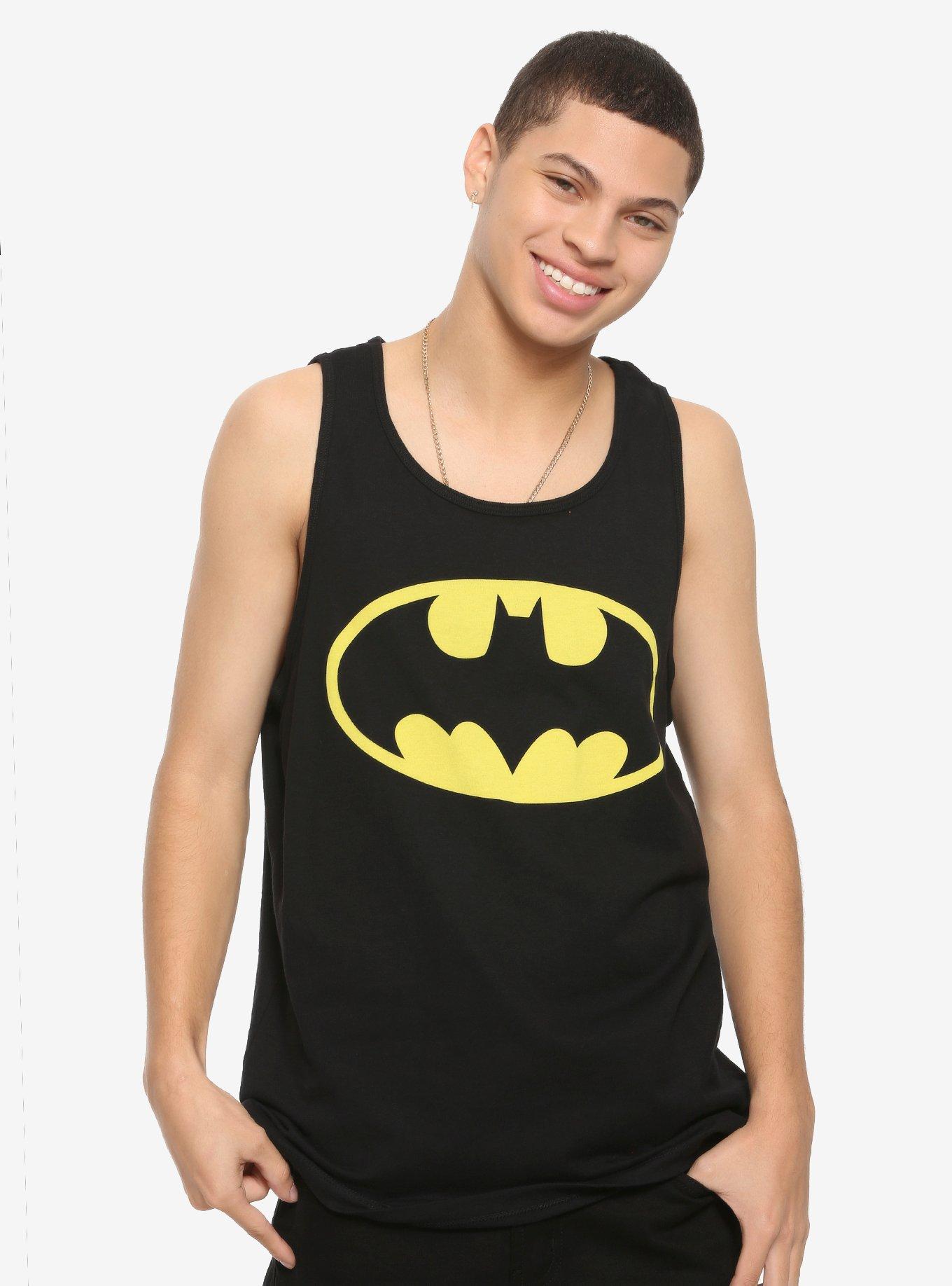 DC Comics Batman Logo Tank Top, BLACK, hi-res