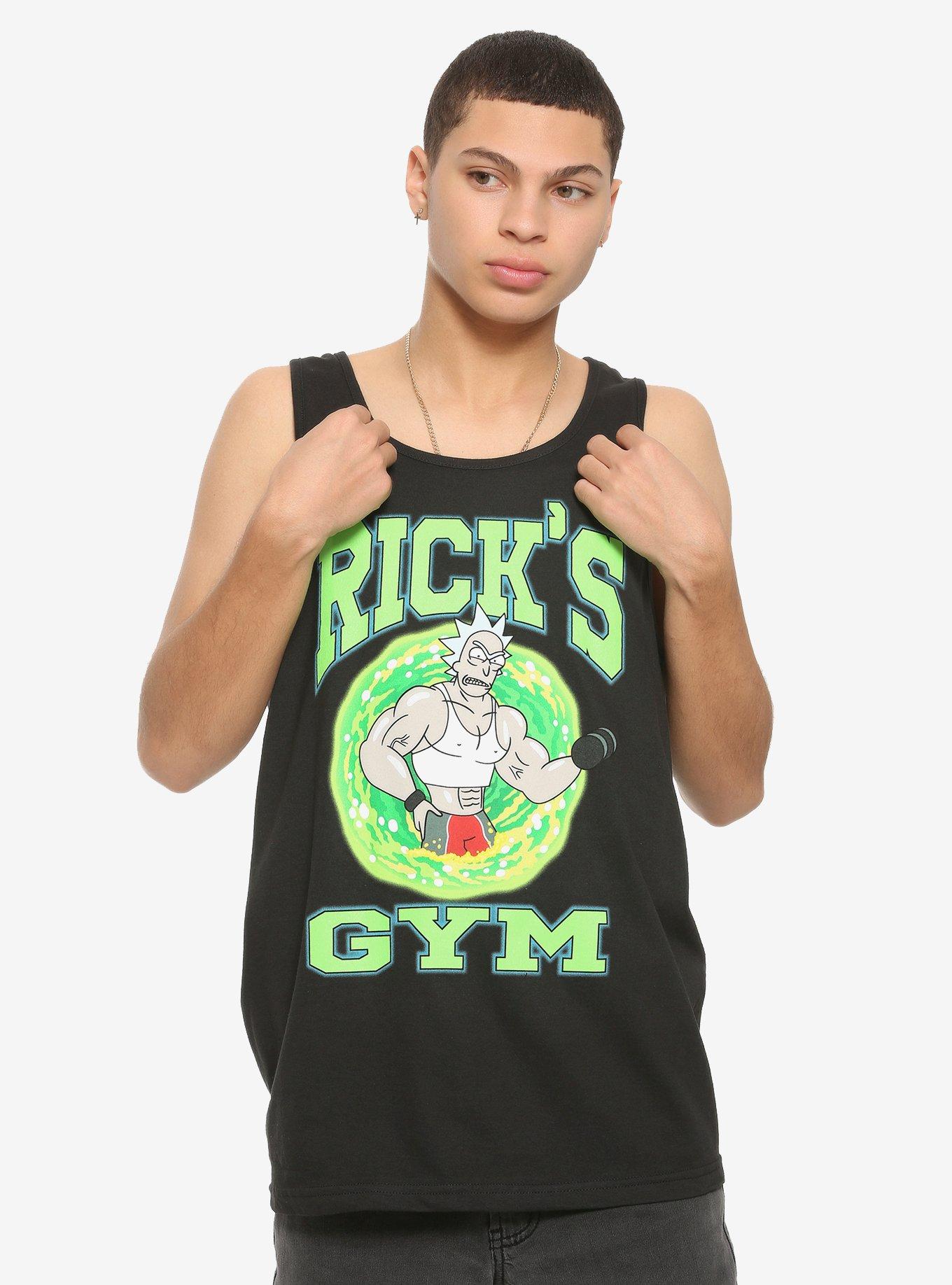 Rick And Morty Rick's Gym Tank Top, MULTI, hi-res