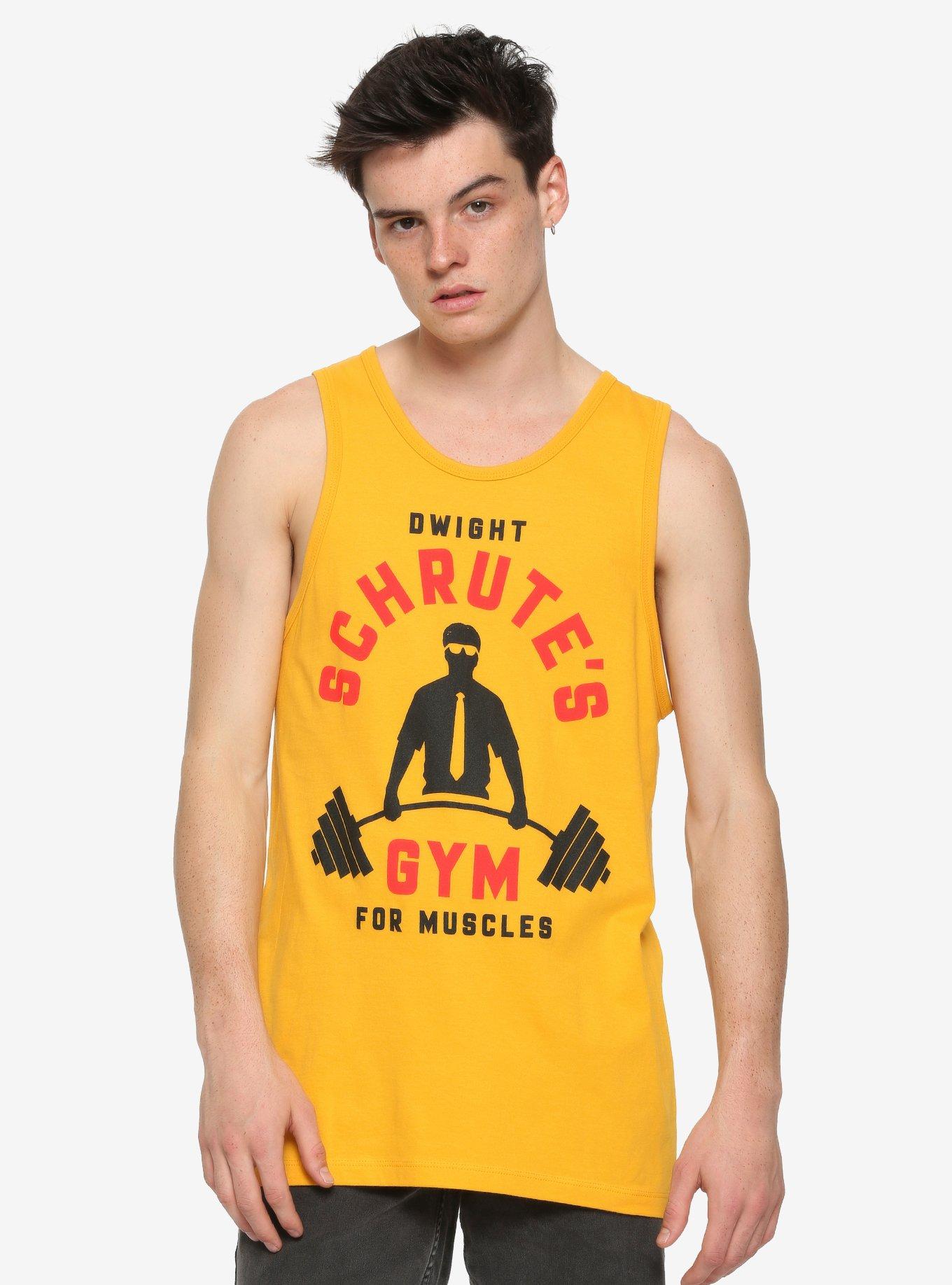 The Office Dwight Schrute's Gym For Muscles Muscle Tank Top, BLACK, hi-res