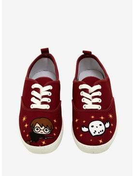 Plus Size Harry Potter Chibi Harry & Hedwig Lace-Up Sneakers, , hi-res