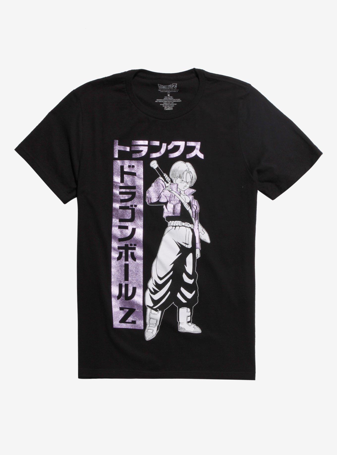 Dragon Ball Z Future Trunks Purple Foil T-Shirt, MULTI, hi-res