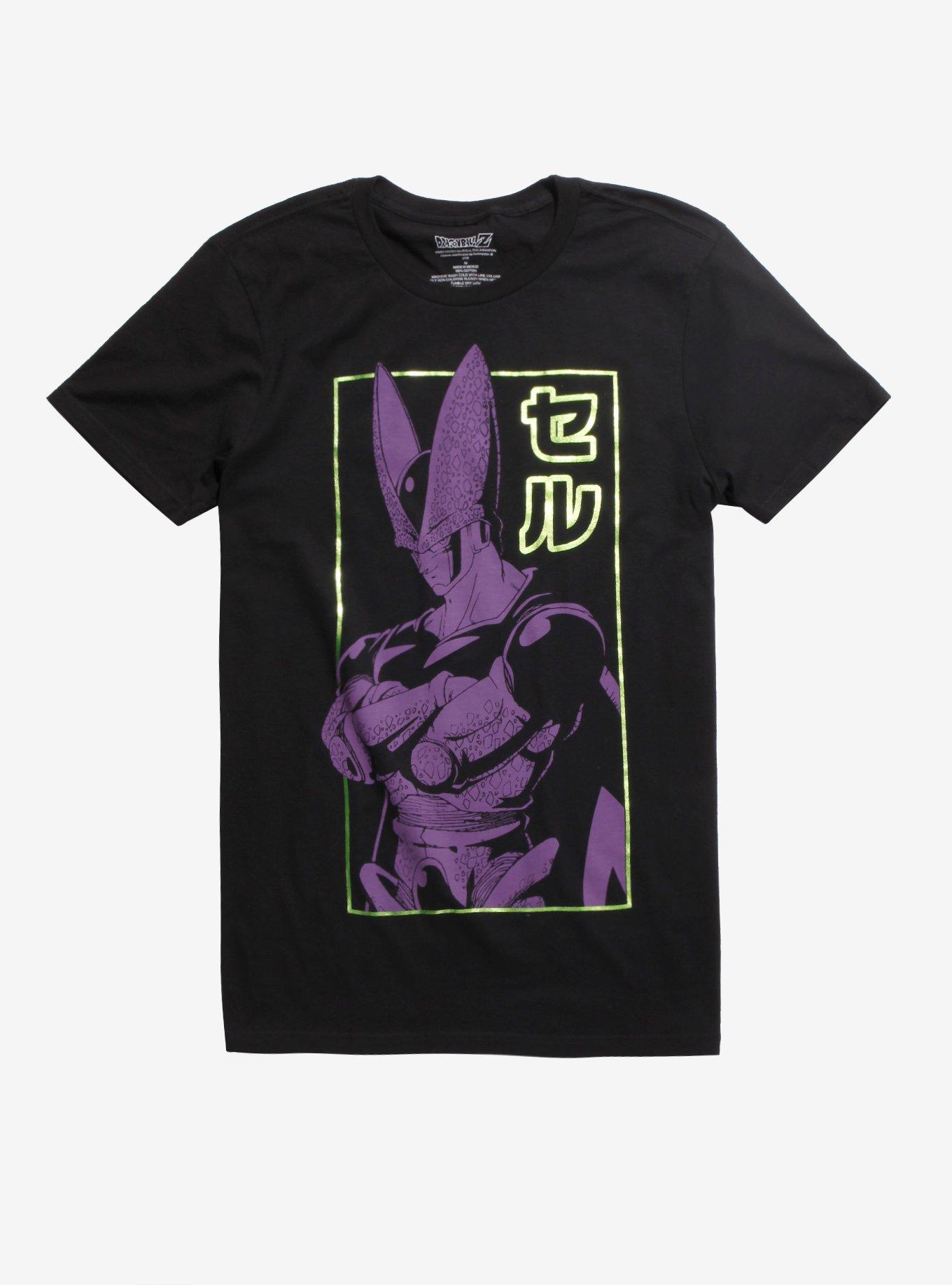 Dragon Ball Z Cell Green Foil T-Shirt, MULTI, hi-res