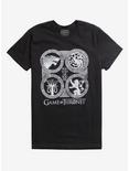 Game Of Thrones Distressed House Crests T-Shirt, WHITE, hi-res