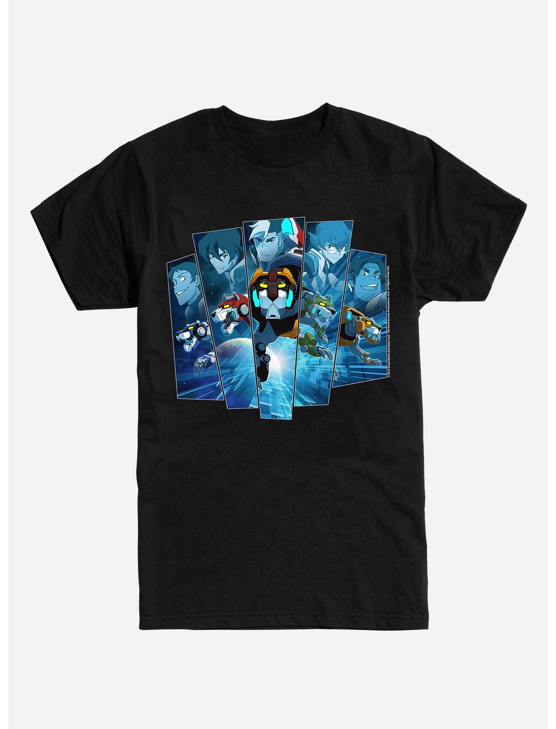 Voltron Lion Collection T-Shirt, BLACK, hi-res