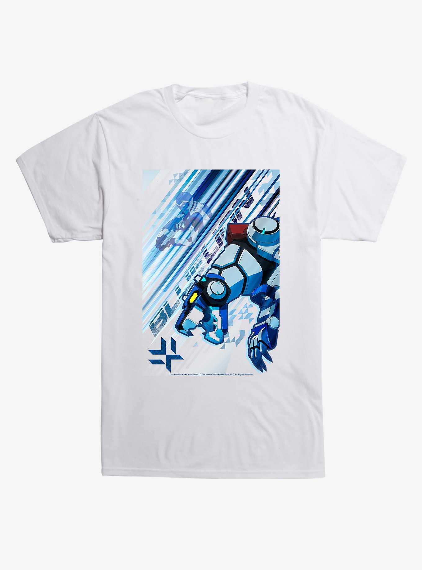 Voltron Blue Lion T-Shirt, WHITE, hi-res