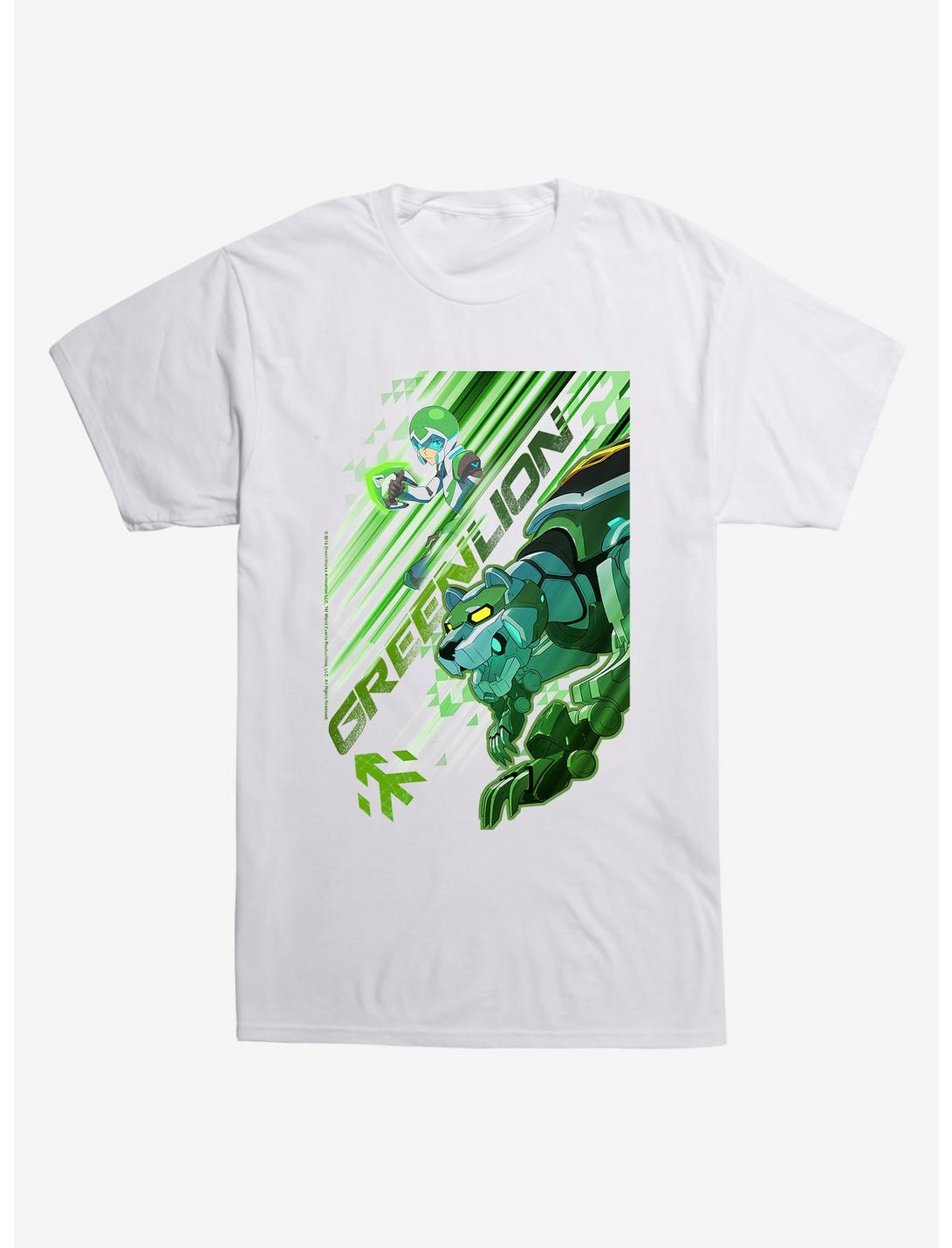 Voltron Green Lion T-Shirt, WHITE, hi-res