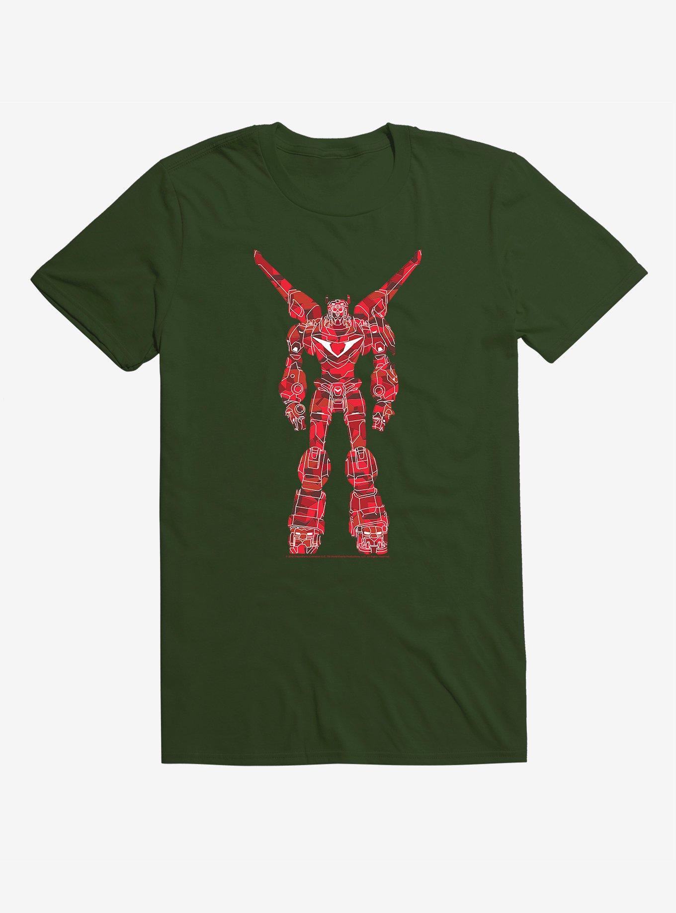 Voltron Red Patchy Robot T-Shirt, CITY GREEN, hi-res