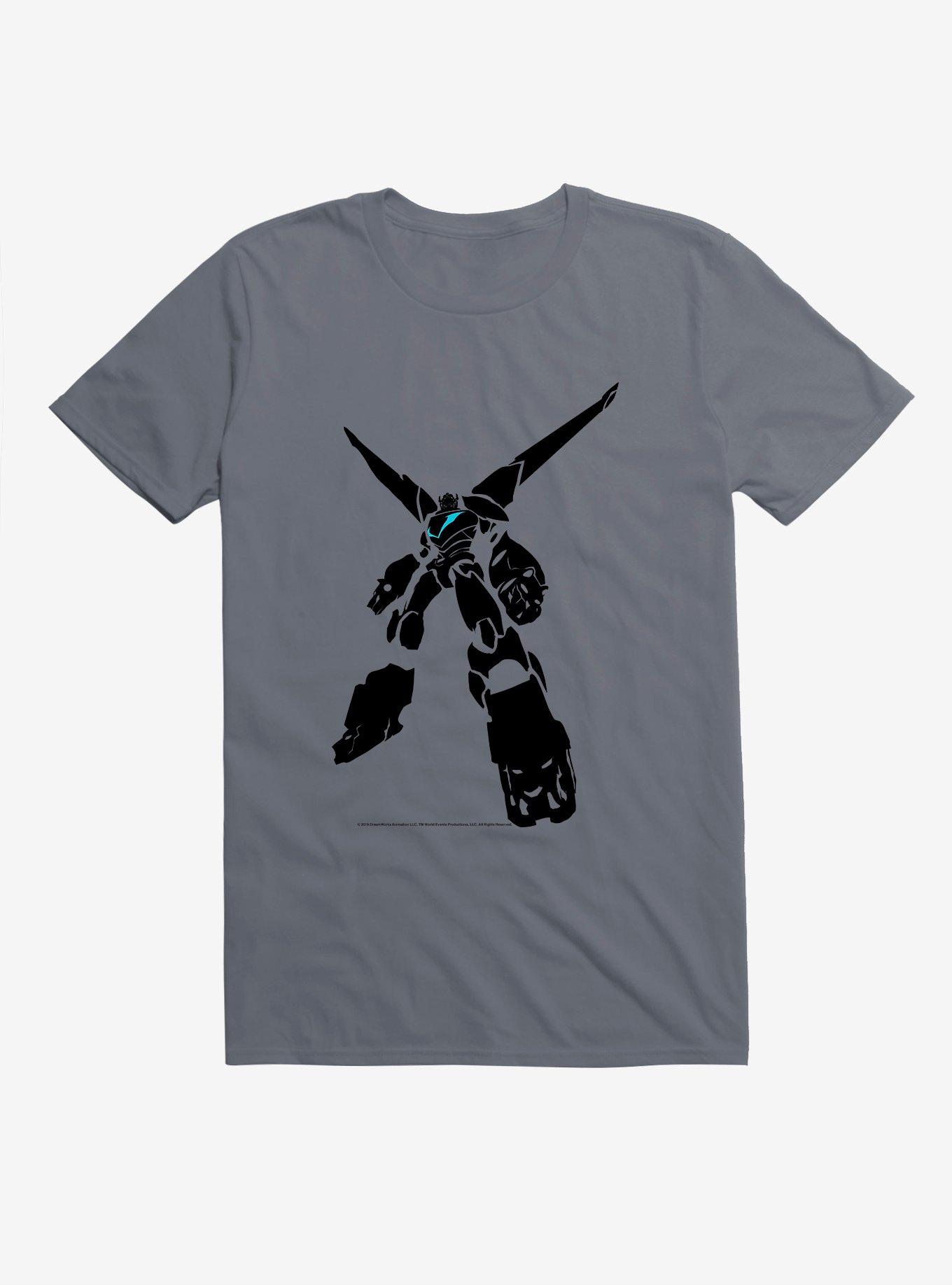 Voltron Black Contrast T-Shirt, CHARCOAL, hi-res