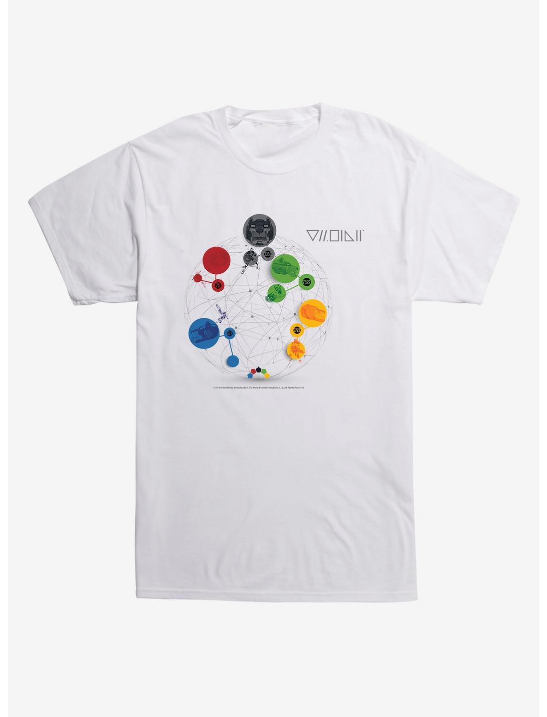 Voltron Location T-Shirt, WHITE, hi-res